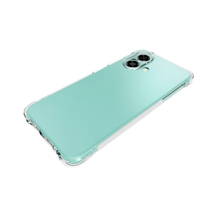 For ZTE Blade A35e 4G Shockproof Non-slip Thickening TPU Phone Case - Transparent