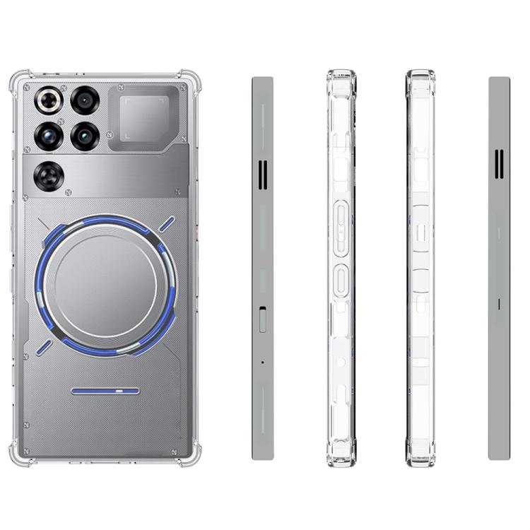 For ZTE nubia Red Magic 11 Pro / 11 Pro+ Shockproof Non-slip Thickening TPU Phone Case - Transparent