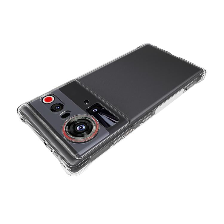 For ZTE nubia Z80 Ultra 5G Shockproof Non-slip Thickening TPU Phone Case - Transparent