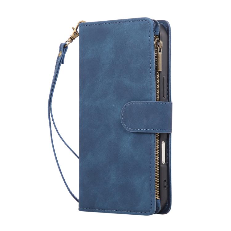 For iPhone 17 Pro Max Multifunctional Multi-Card Wallet Phone Leather Case