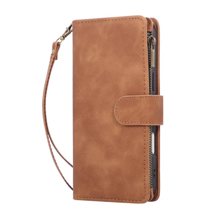 For iPhone 17 Pro Multifunctional Multi-Card Wallet Phone Leather Case