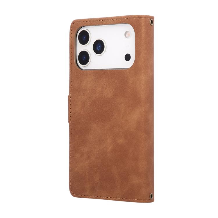 For iPhone 17 Pro Multifunctional Multi-Card Wallet Phone Leather Case