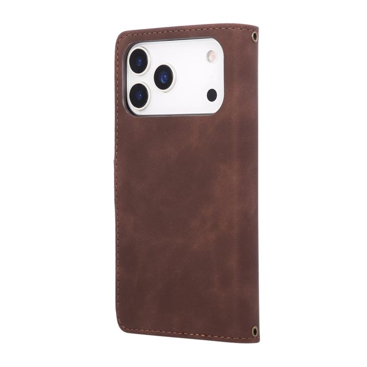 For iPhone 17 Pro Multifunctional Multi-Card Wallet Phone Leather Case