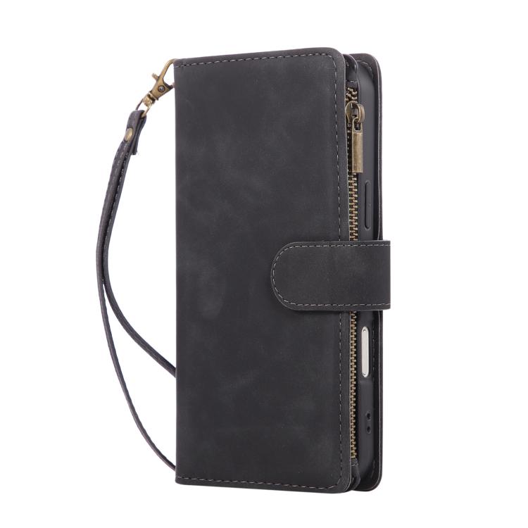 For iPhone 17 Pro Multifunctional Multi-Card Wallet Phone Leather Case