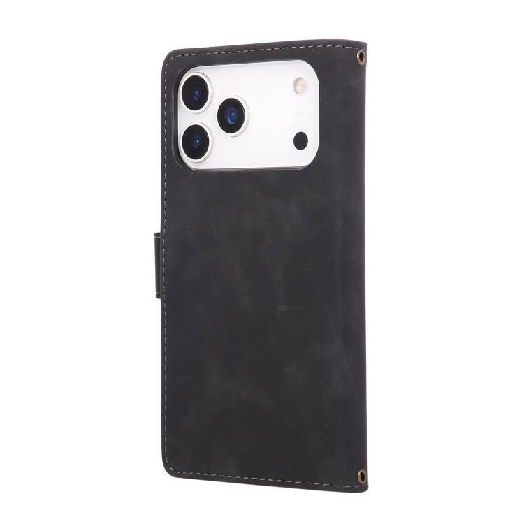 For iPhone 17 Pro Multifunctional Multi-Card Wallet Phone Leather Case
