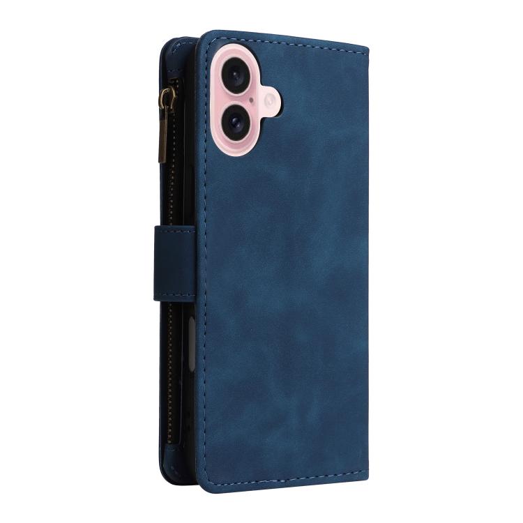 For iPhone 17 Multifunctional Multi-Card Wallet Phone Leather Case