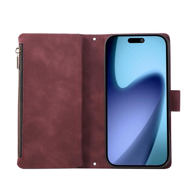For iPhone Air Multifunctional Multi-Card Wallet Phone Leather Case