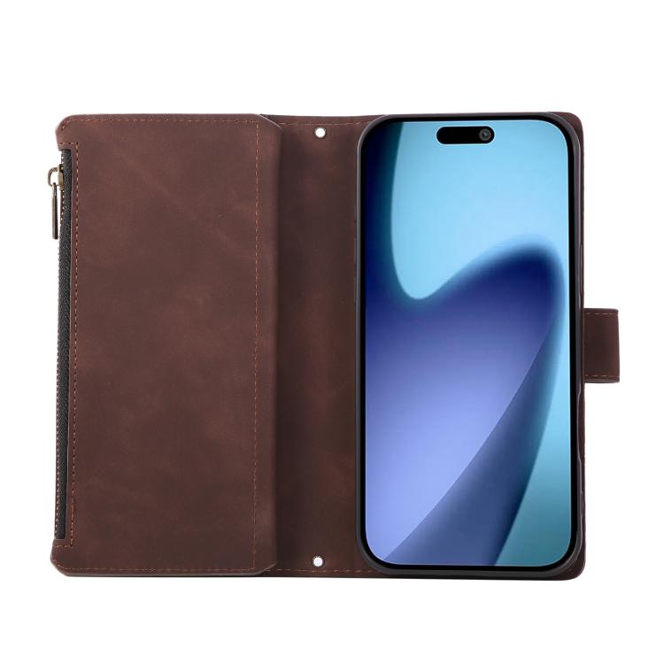 For iPhone Air Multifunctional Multi-Card Wallet Phone Leather Case