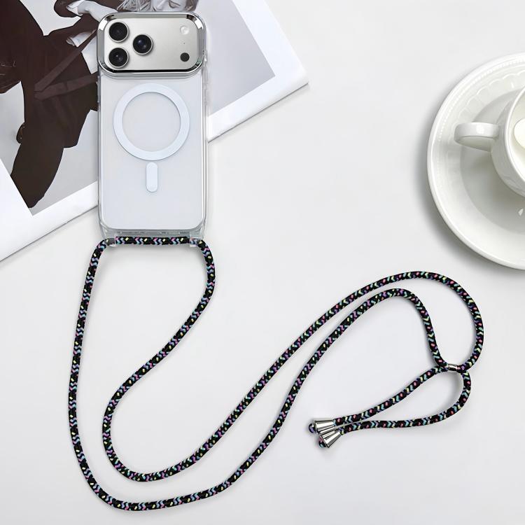 For iPhone 17 Pro Max MagSafe Magnetic PC + TPU Phone Case with Lanyard
