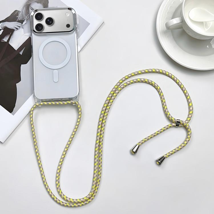 For iPhone 17 Pro MagSafe Magnetic PC + TPU Phone Case with Lanyard