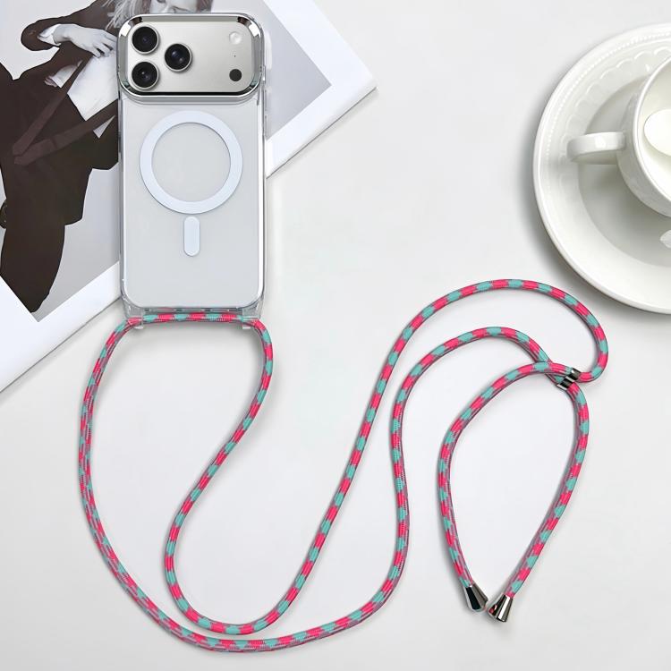 For iPhone 17 Pro MagSafe Magnetic PC + TPU Phone Case with Lanyard