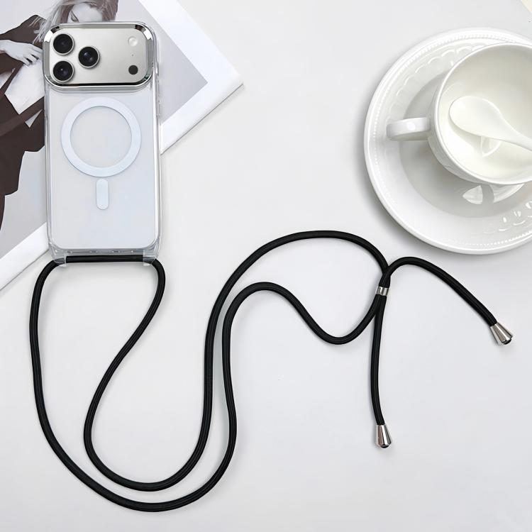 For iPhone 17 Pro MagSafe Magnetic PC + TPU Phone Case with Lanyard