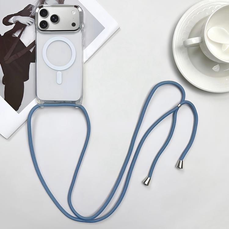 For iPhone 17 Pro MagSafe Magnetic PC + TPU Phone Case with Lanyard