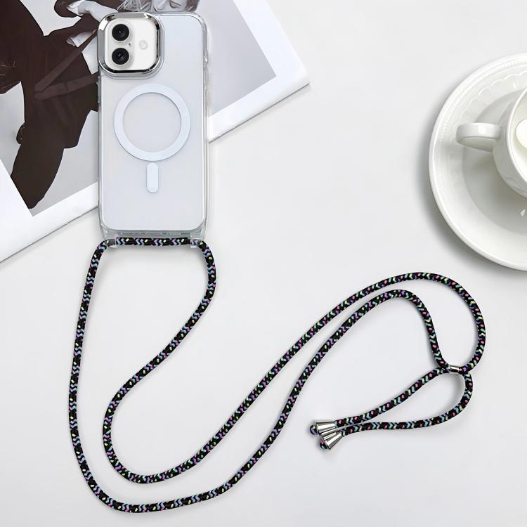 For iPhone 17 MagSafe Magnetic PC + TPU Phone Case with Lanyard
