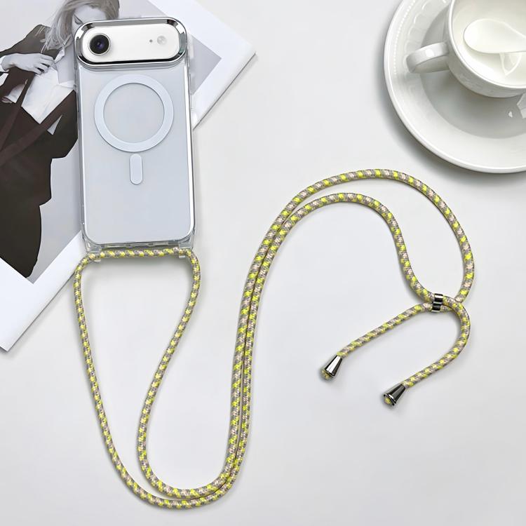 For iPhone Air MagSafe Magnetic PC + TPU Phone Case with Lanyard