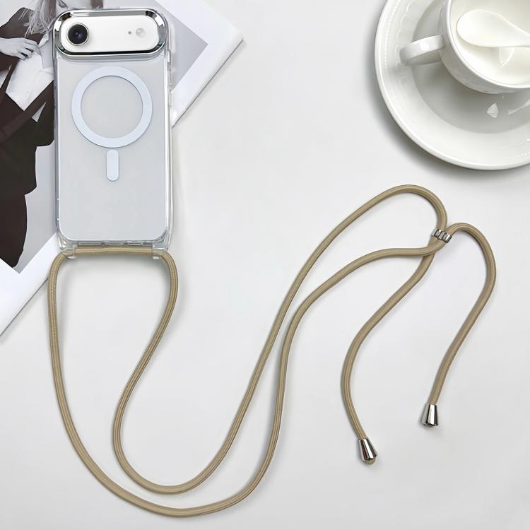 For iPhone Air MagSafe Magnetic PC + TPU Phone Case with Lanyard