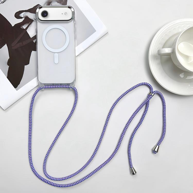 For iPhone Air MagSafe Magnetic PC + TPU Phone Case with Lanyard