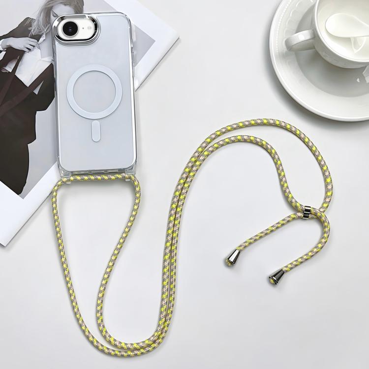 For iPhone 17e / 16e MagSafe Magnetic PC + TPU Phone Case with Lanyard