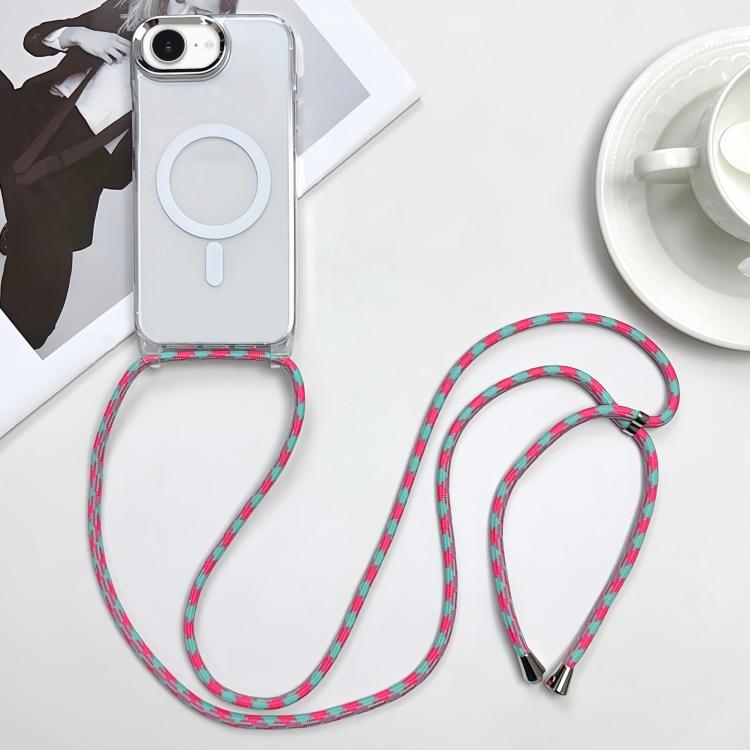 For iPhone 17e / 16e MagSafe Magnetic PC + TPU Phone Case with Lanyard