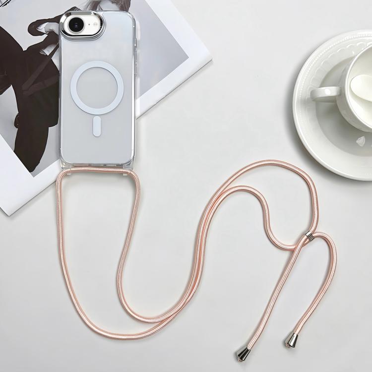 For iPhone 17e / 16e MagSafe Magnetic PC + TPU Phone Case with Lanyard