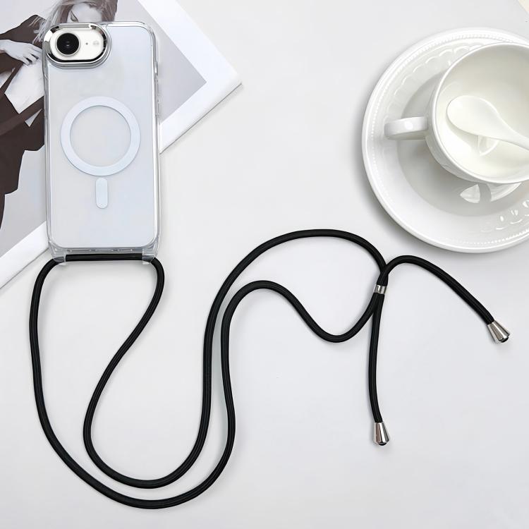 For iPhone 17e / 16e MagSafe Magnetic PC + TPU Phone Case with Lanyard