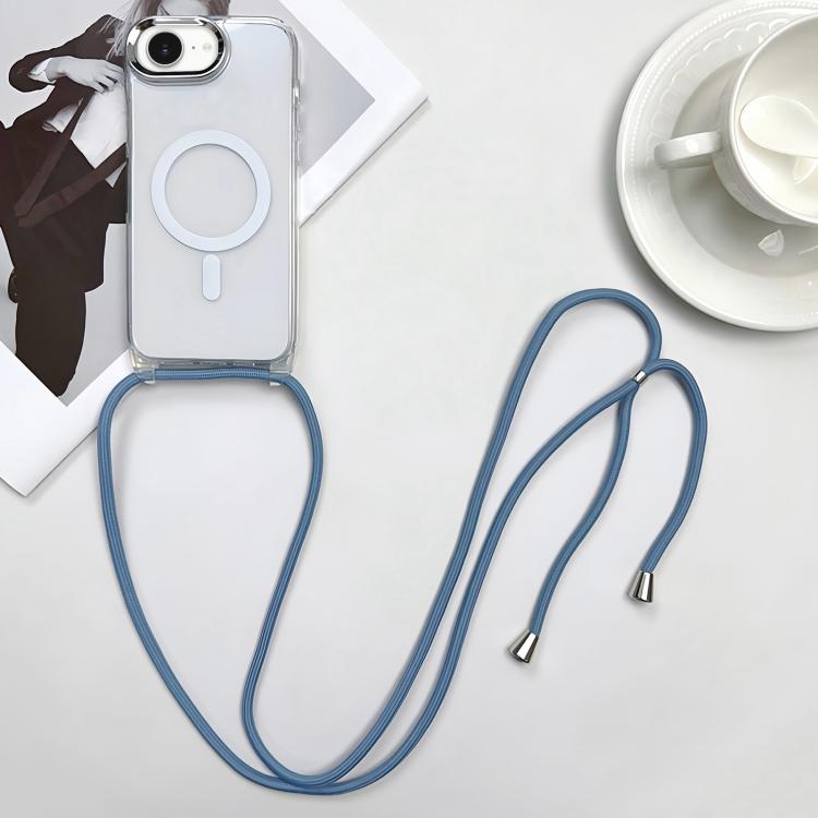 For iPhone 17e / 16e MagSafe Magnetic PC + TPU Phone Case with Lanyard
