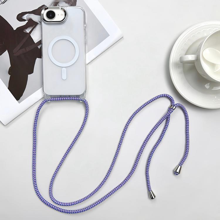 For iPhone 17e / 16e MagSafe Magnetic PC + TPU Phone Case with Lanyard
