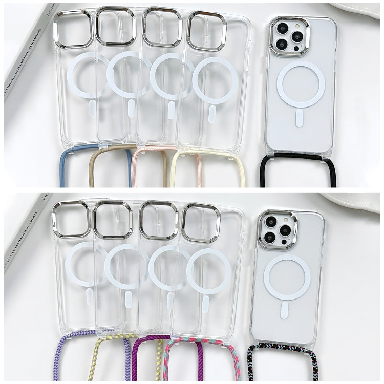 For iPhone 17 Pro MagSafe Magnetic PC + TPU Phone Case with Lanyard