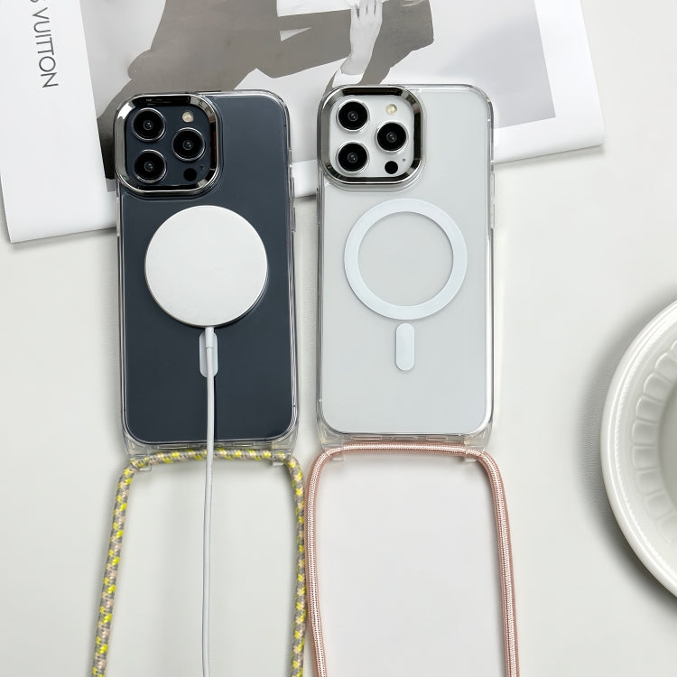 For iPhone 17e / 16e MagSafe Magnetic PC + TPU Phone Case with Lanyard
