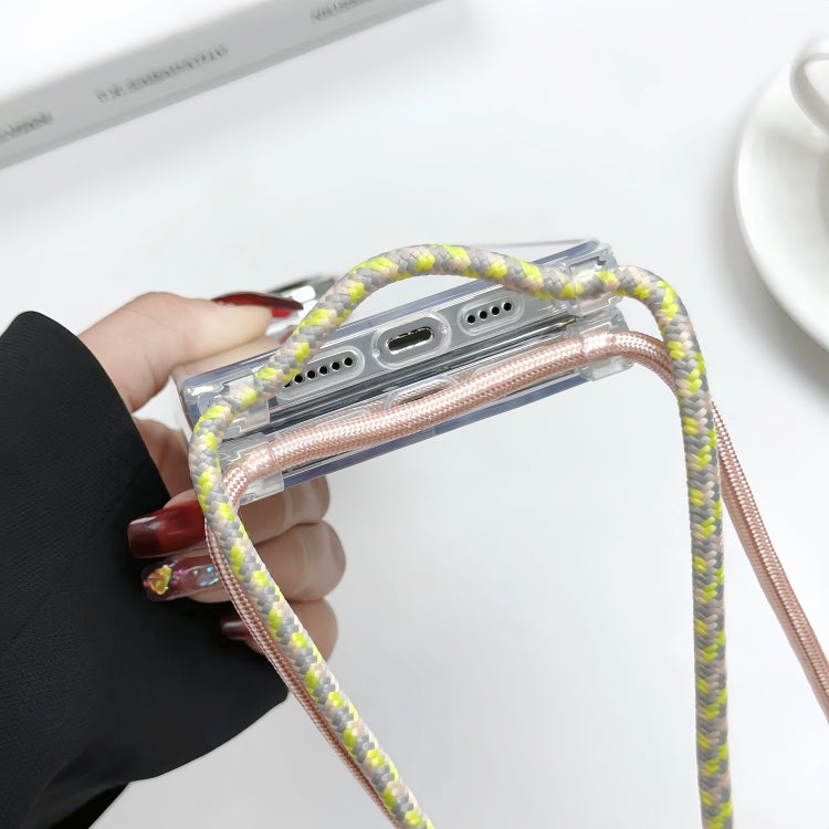 For iPhone 17 Pro MagSafe Magnetic PC + TPU Phone Case with Lanyard