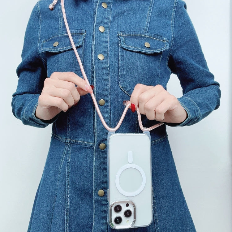 For iPhone 17 Pro MagSafe Magnetic PC + TPU Phone Case with Lanyard