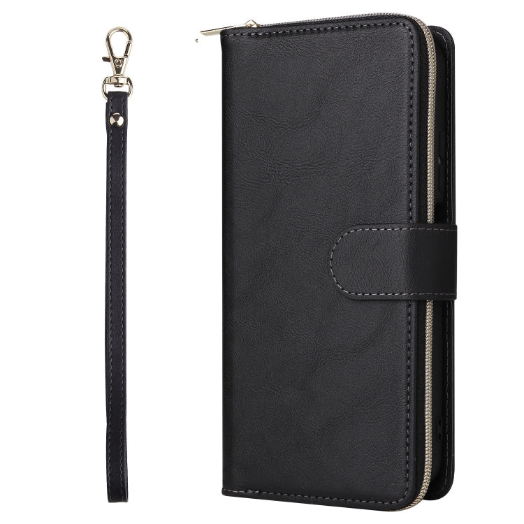 For Redmi Note 11 Pro Global 9-Card Slots Zipper Wallet Bag Leather Phone Case