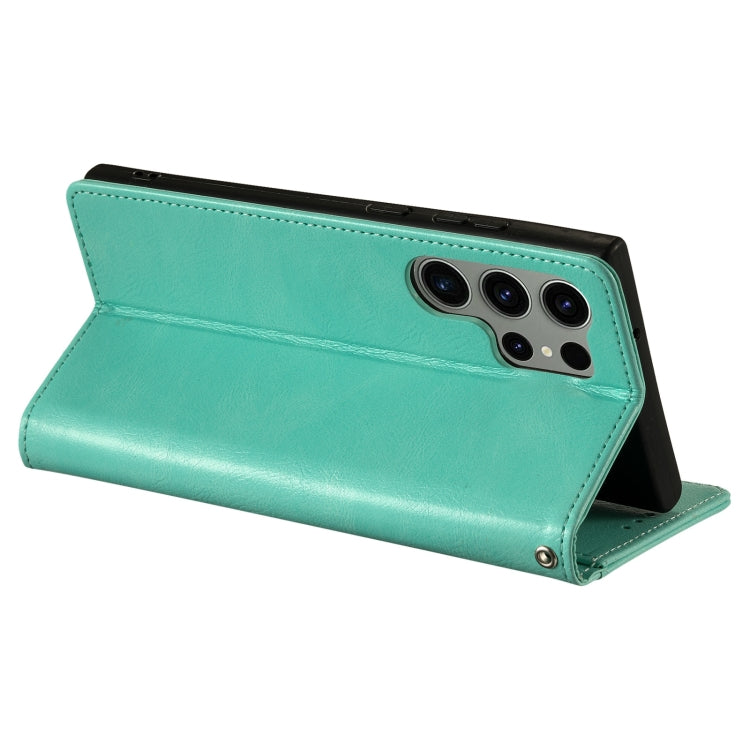 For Samsung Galaxy S24 Ultra 5G Simple 6-Card Wallet Leather Phone Case