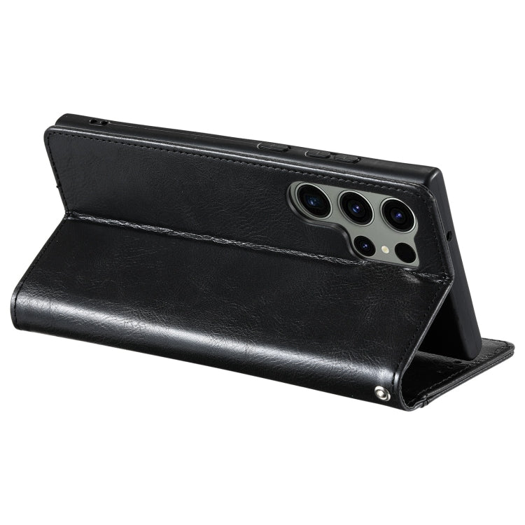 For Samsung Galaxy S24 Ultra 5G Simple 6-Card Wallet Leather Phone Case