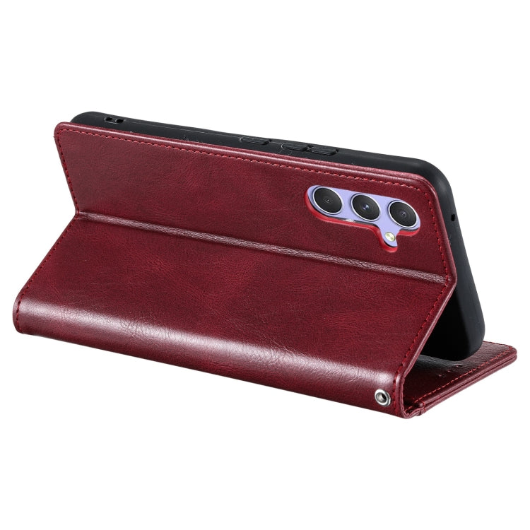 For Samsung Galaxy S24+ 5G Simple 6-Card Wallet Leather Phone Case