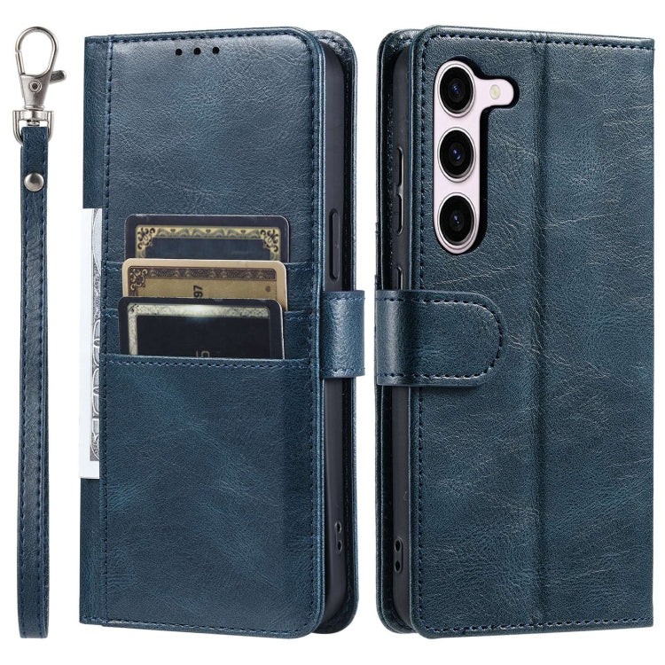 For Samsung Galaxy S23 5G Simple 6-Card Wallet Leather Phone Case