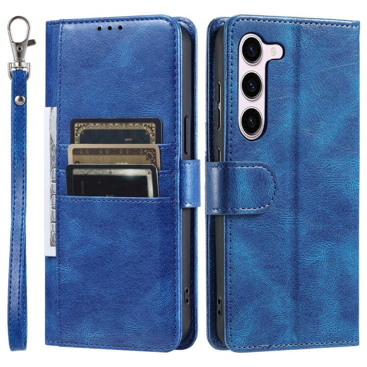 For Samsung Galaxy S23 5G Simple 6-Card Wallet Leather Phone Case