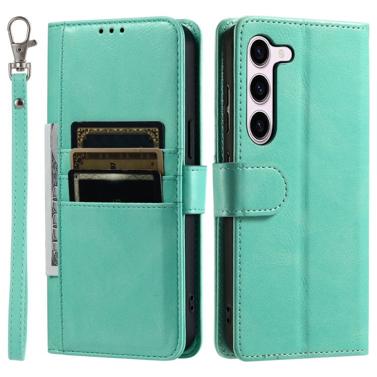 For Samsung Galaxy S23 5G Simple 6-Card Wallet Leather Phone Case