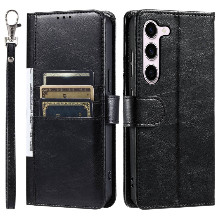 For Samsung Galaxy S23 5G Simple 6-Card Wallet Leather Phone Case