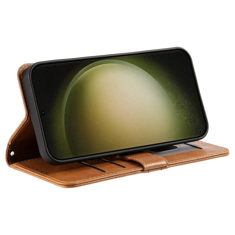 For Samsung Galaxy S23 FE 5G Simple 6-Card Wallet Leather Phone Case