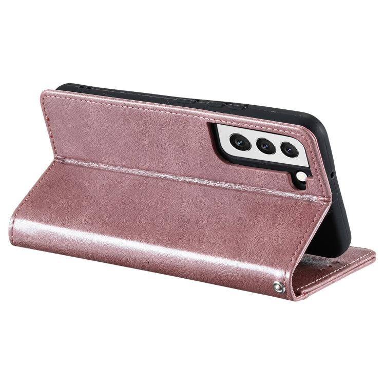 For Samsung Galaxy S22 5G Simple 6-Card Wallet Leather Phone Case