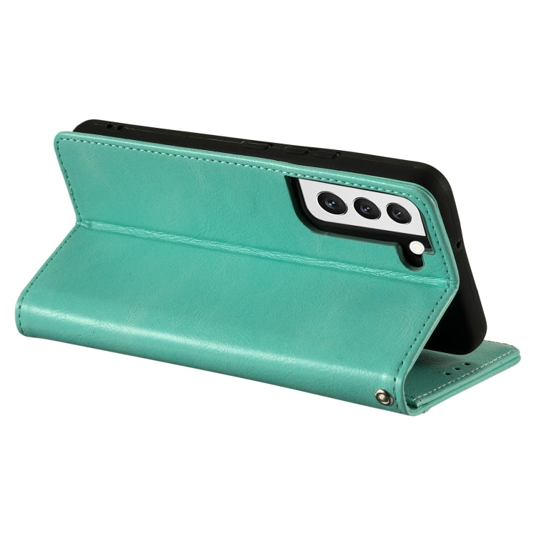 For Samsung Galaxy S22 5G Simple 6-Card Wallet Leather Phone Case