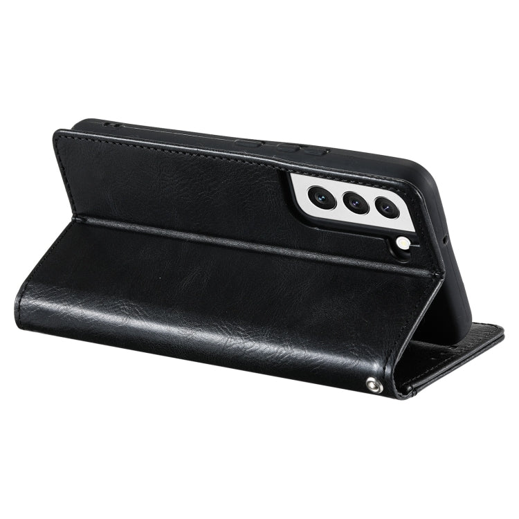 For Samsung Galaxy S22 5G Simple 6-Card Wallet Leather Phone Case