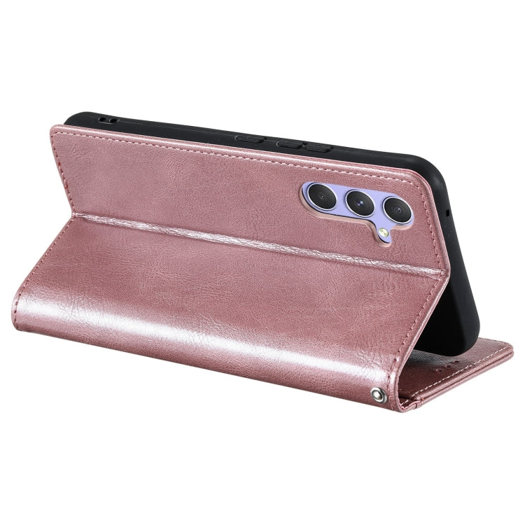 For Samsung Galaxy A55 5G Simple 6-Card Wallet Leather Phone Case