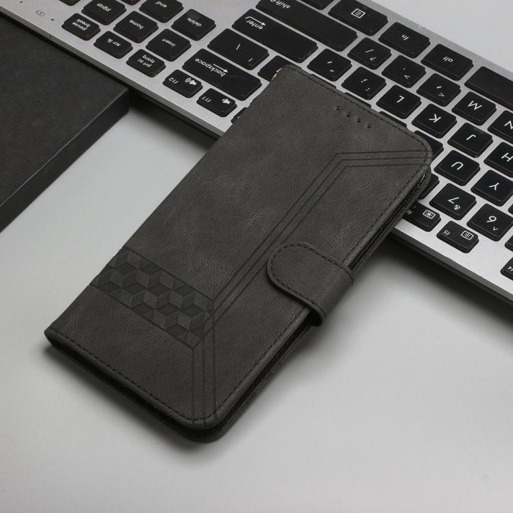 For ZTE nubia Z60S Pro Cubic Skin Feel Flip Leather Phone Case