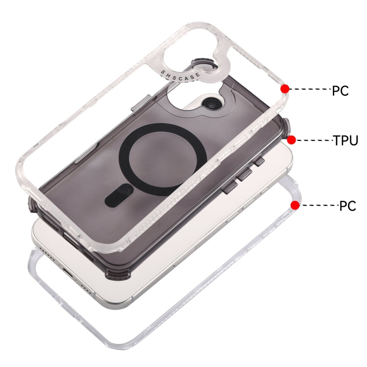 For iPhone 16 Dreamland MagSafe Magnetic 3 in 1 TPU + PC Phone Case