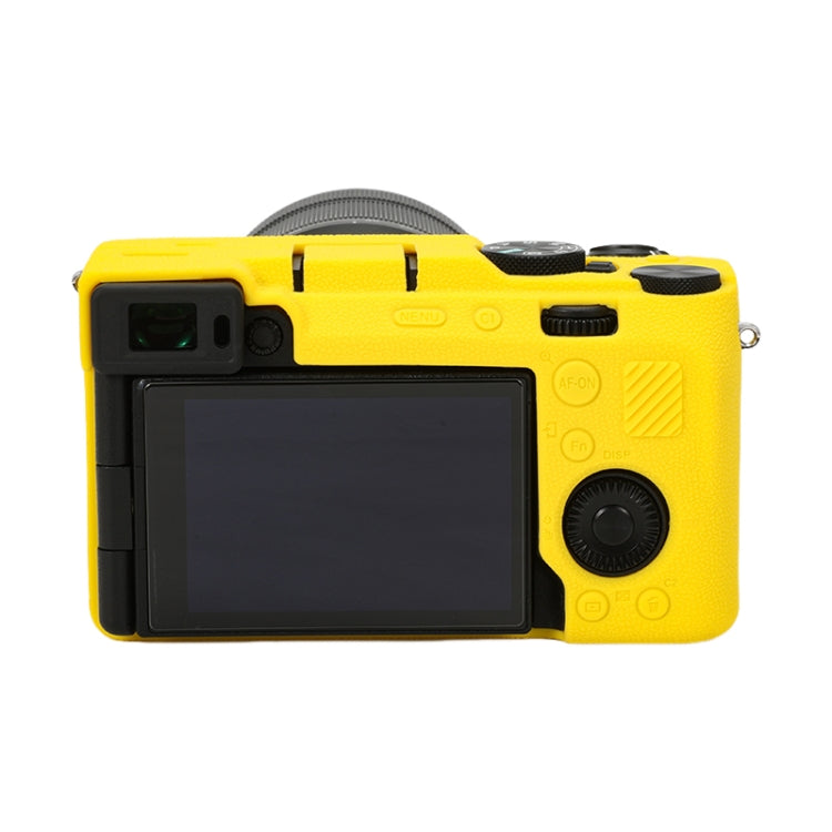 For Sony ILCE-7CM2 / A7C II / A7CR Litchi Texture Soft Silicone Protective Case