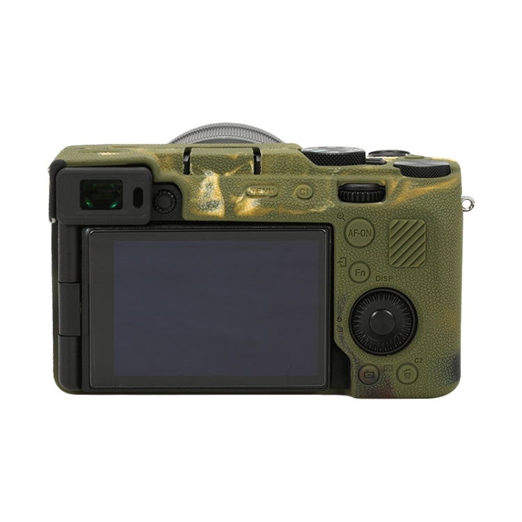For Sony ILCE-7CM2 / A7C II / A7CR Litchi Texture Soft Silicone Protective Case