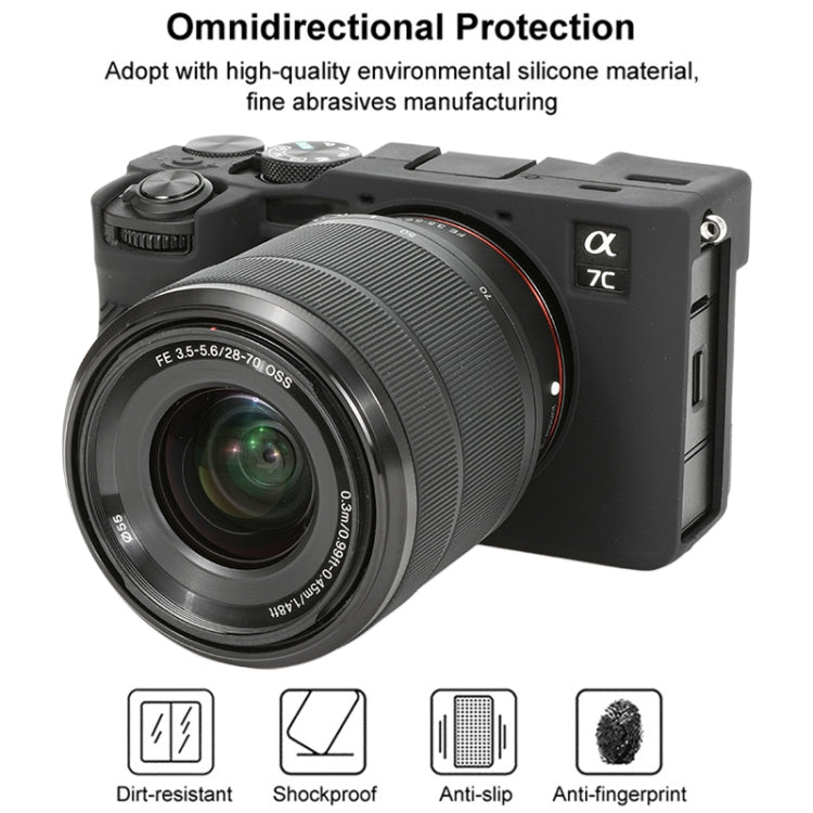 For Sony ILCE-7CM2 / A7C II / A7CR Glossy Soft Silicone Protective Case