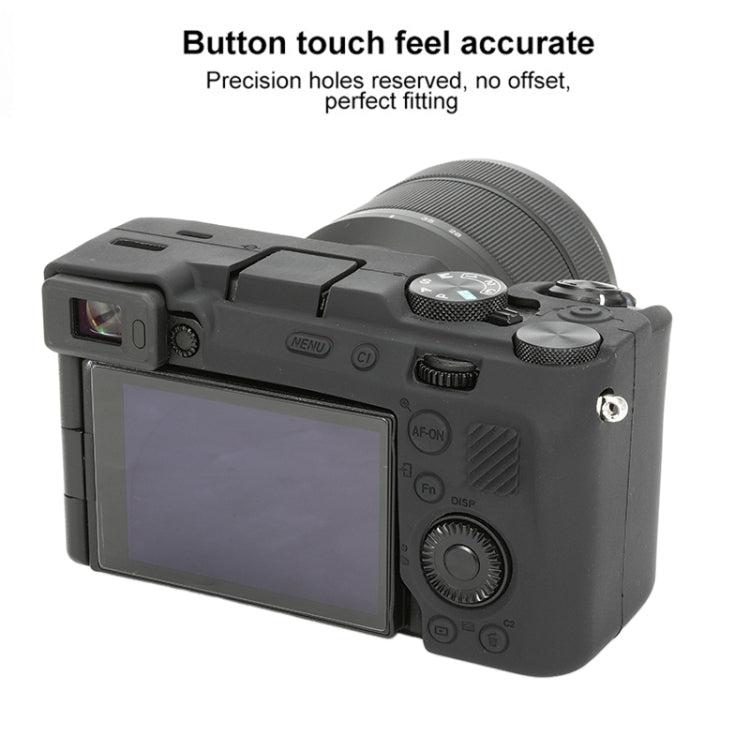 For Sony ILCE-7CM2 / A7C II / A7CR Glossy Soft Silicone Protective Case